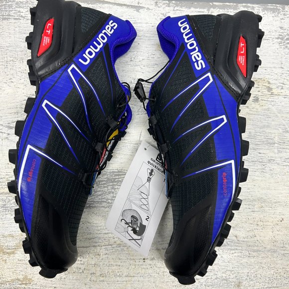 Salomon Speedcross ProW: Conquer Trails in Style with Black Spectrum Ble - Picture 4 of 7